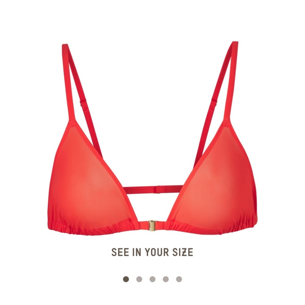 Skims Jelly sheer bralette